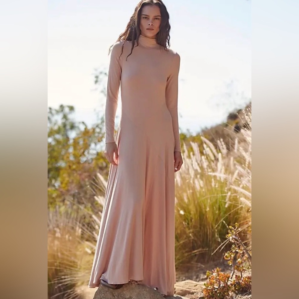 Free People Pescado Maxi Naturel dress